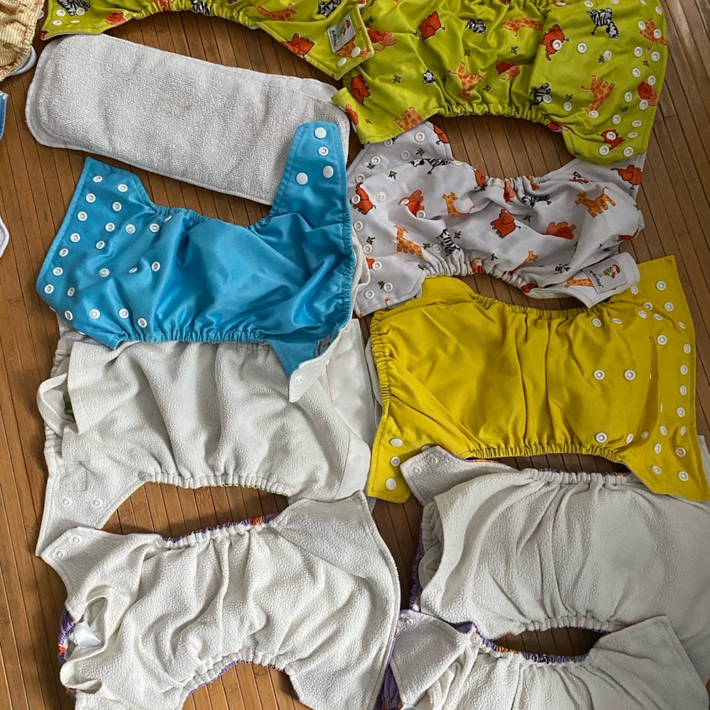 Colorful Kids Cloth Diaper Set